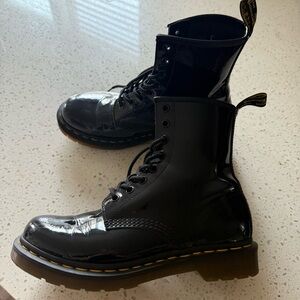 Dr. Martens Black Combat Boots